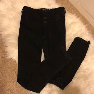 Ripped High Rise Jeans